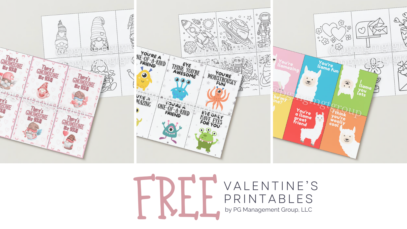 FREE Valentine's Day Printables | by PGMG